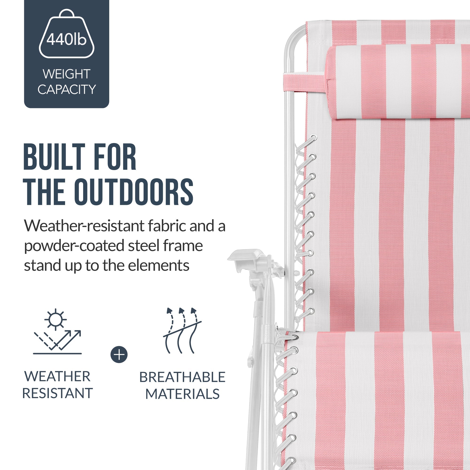 Two-Pack Ultra-Wide Adjustable Zero-Gravity Patio Recliners