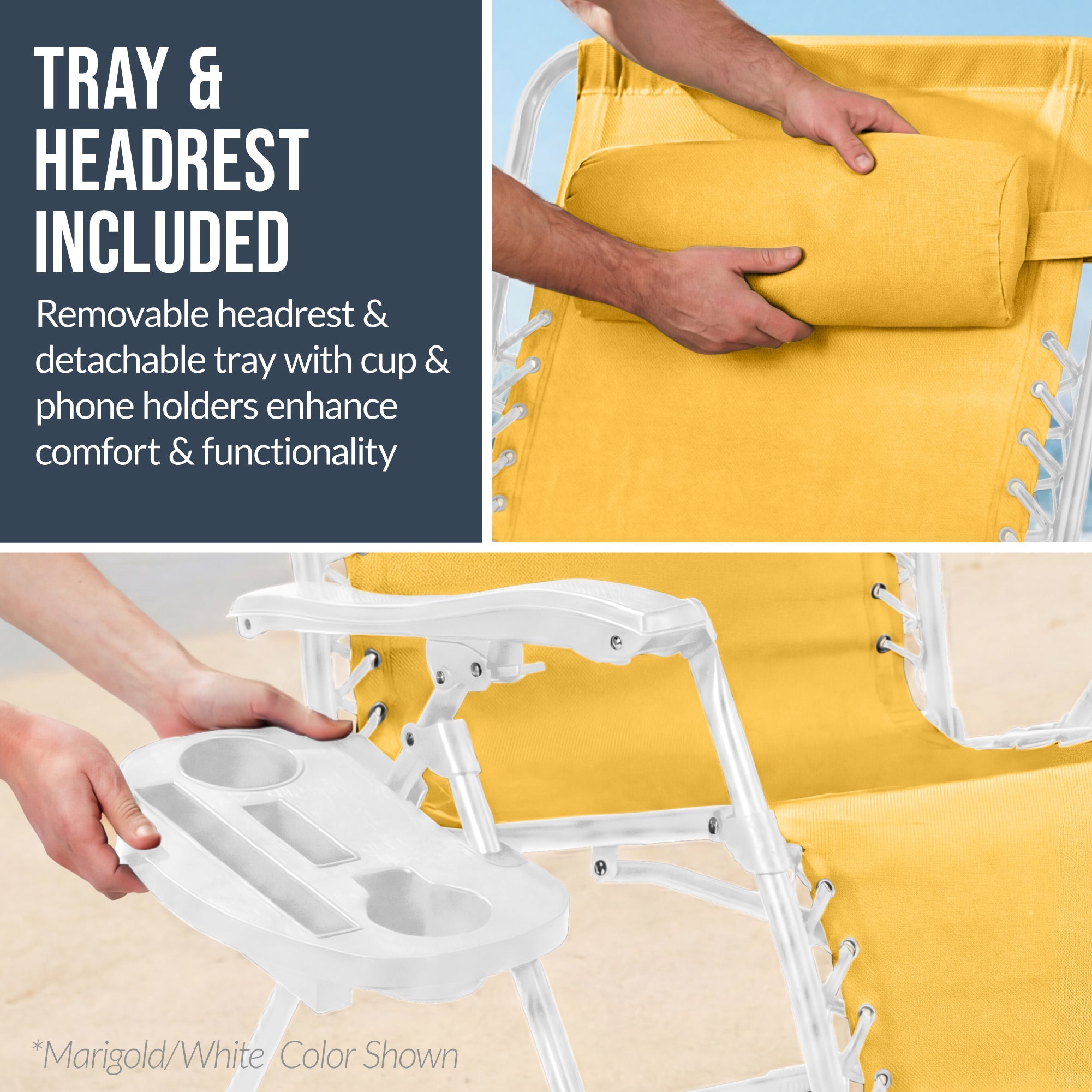Two-Pack Ultra-Wide Adjustable Zero-Gravity Patio Recliners
