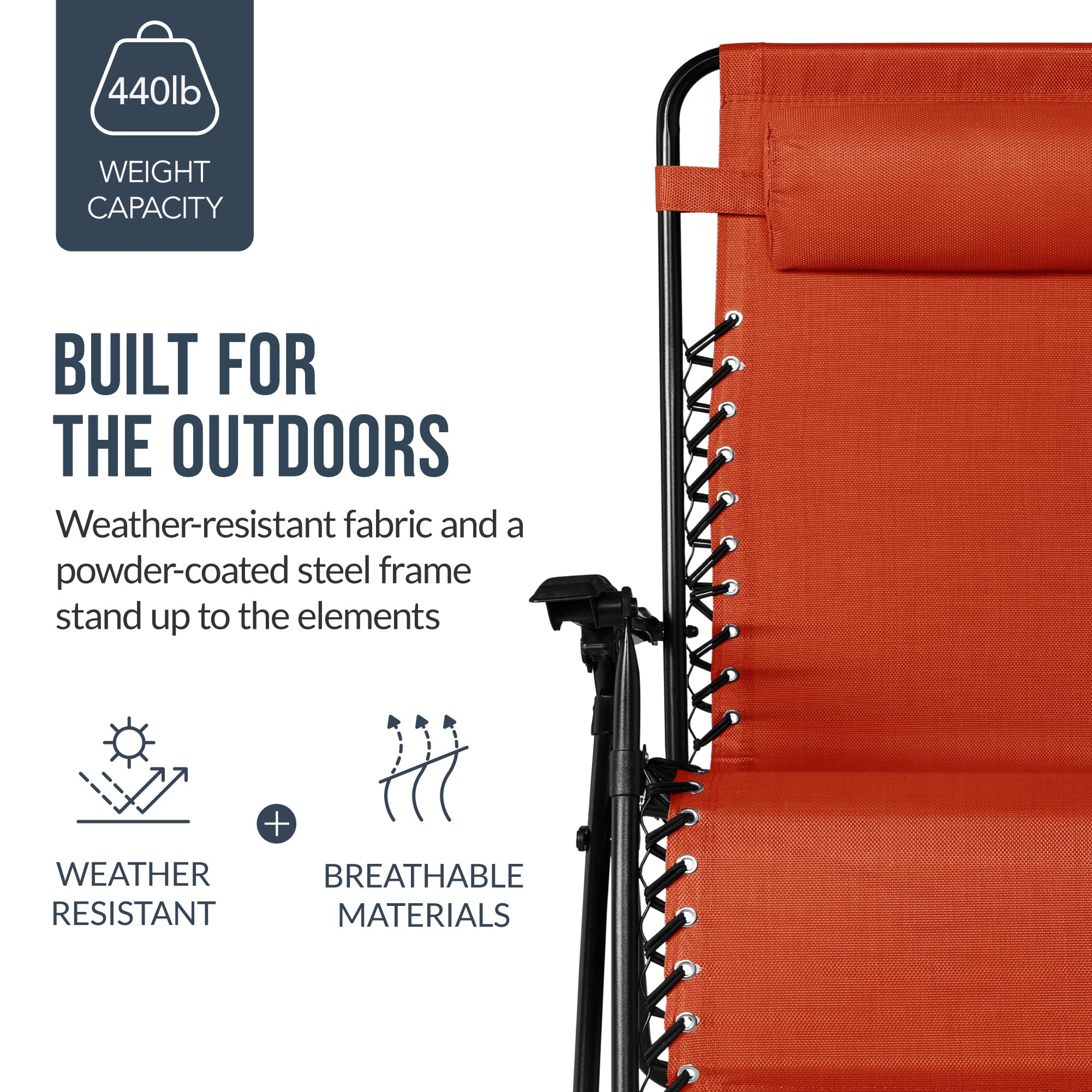 Two-Pack Ultra-Wide Adjustable Zero-Gravity Patio Recliners