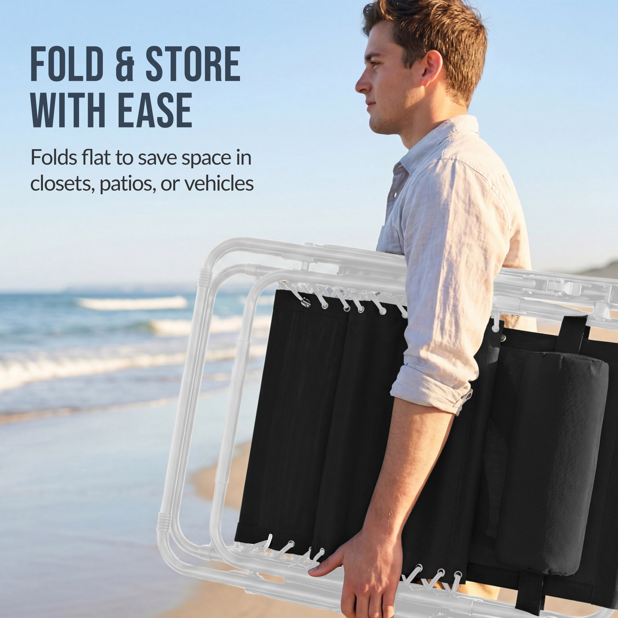 Two-Pack Ultra-Wide Adjustable Zero-Gravity Patio Recliners