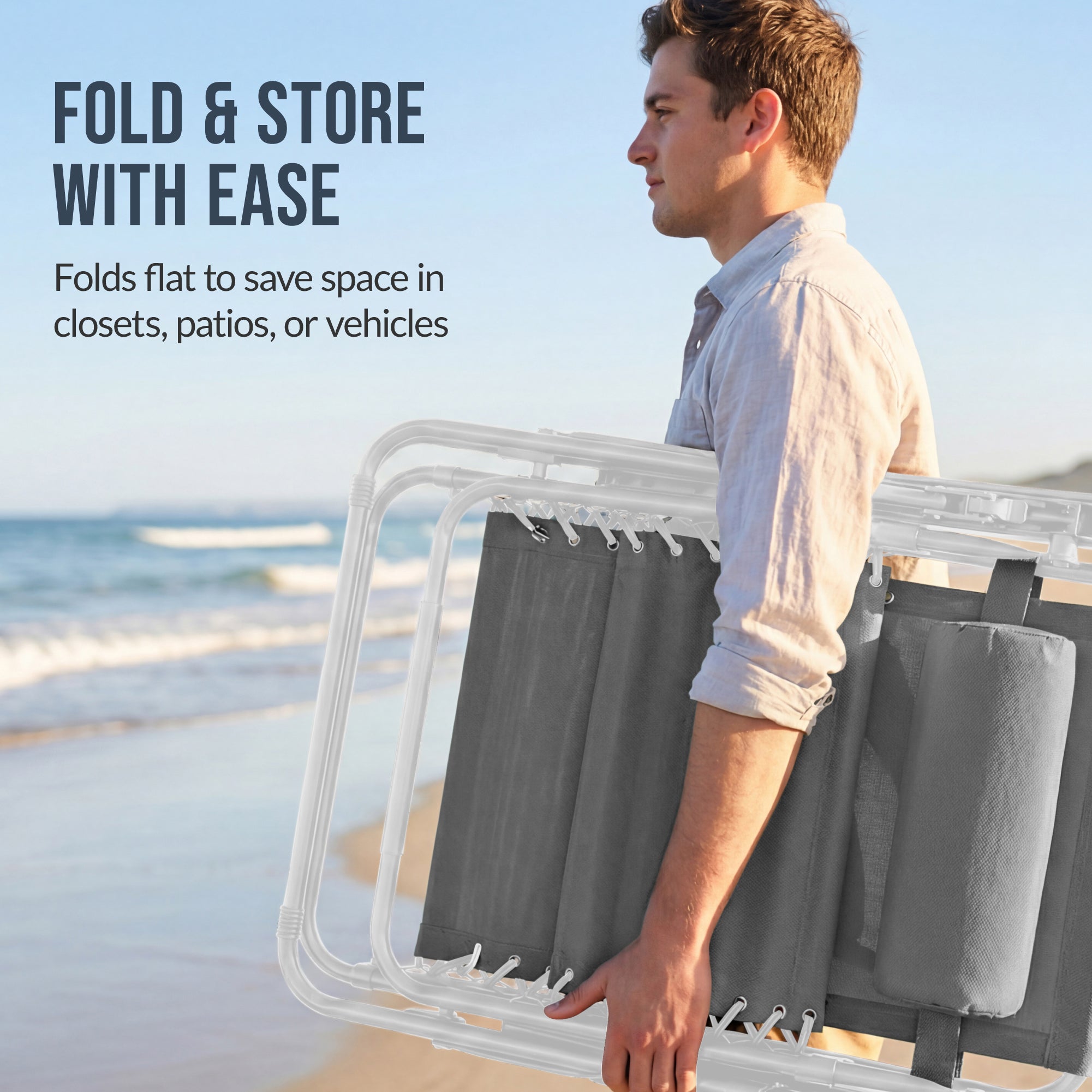 Two-Pack Ultra-Wide Adjustable Zero-Gravity Patio Recliners