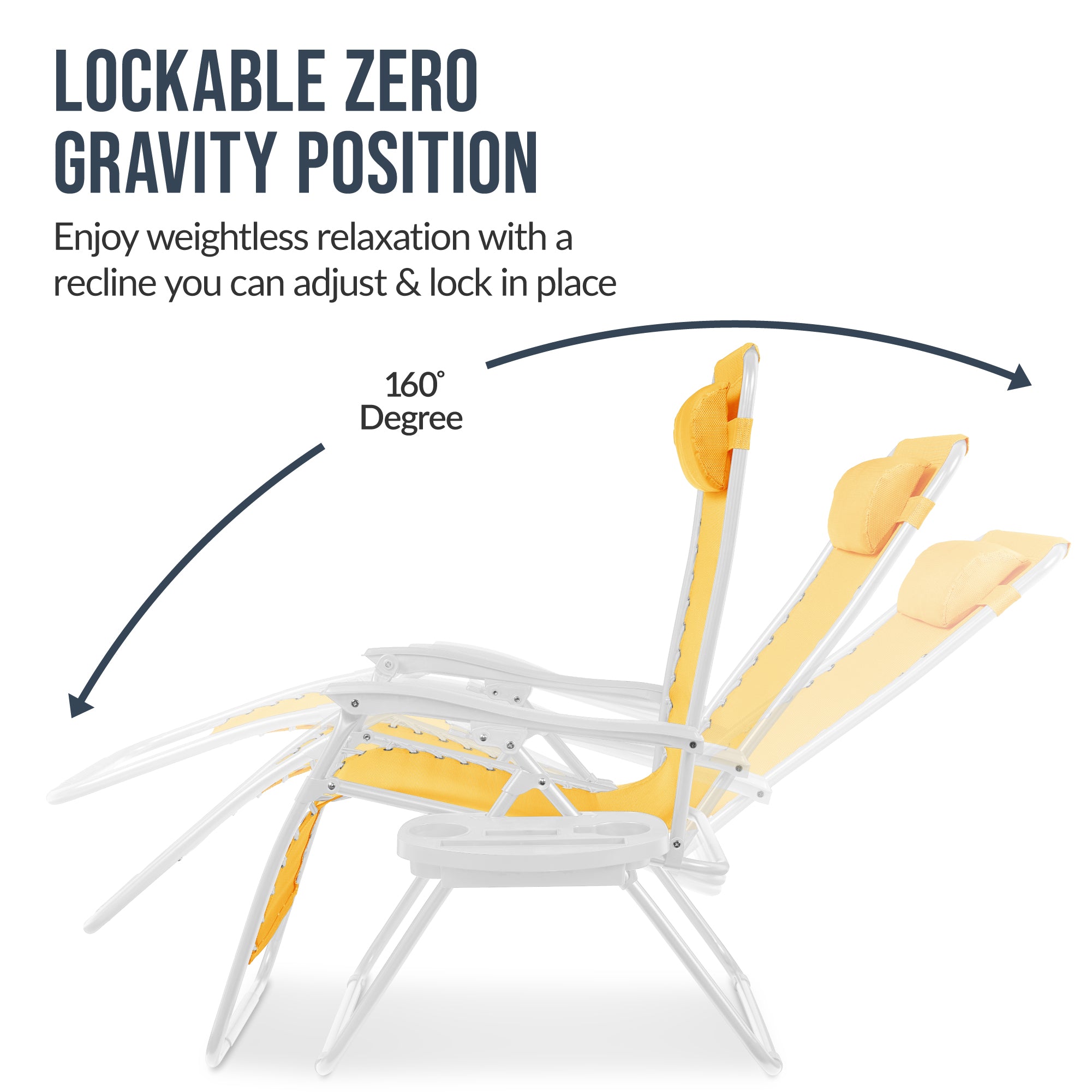 Two-Pack Ultra-Wide Adjustable Zero-Gravity Patio Recliners