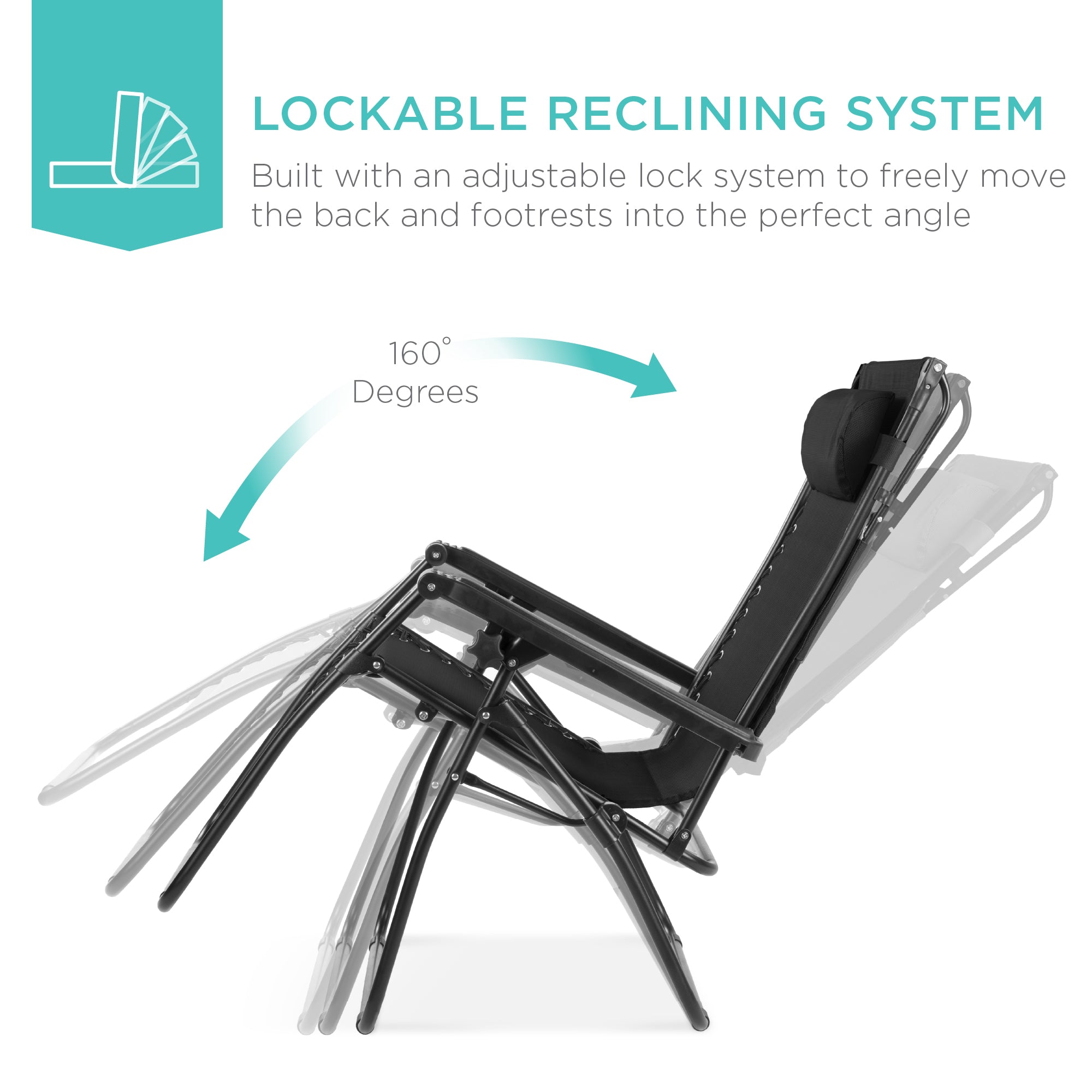 Foldable Zero-Gravity Patio Recliner with Canopy and Side Tray – The Ultimate Outdoor Lounge Chair