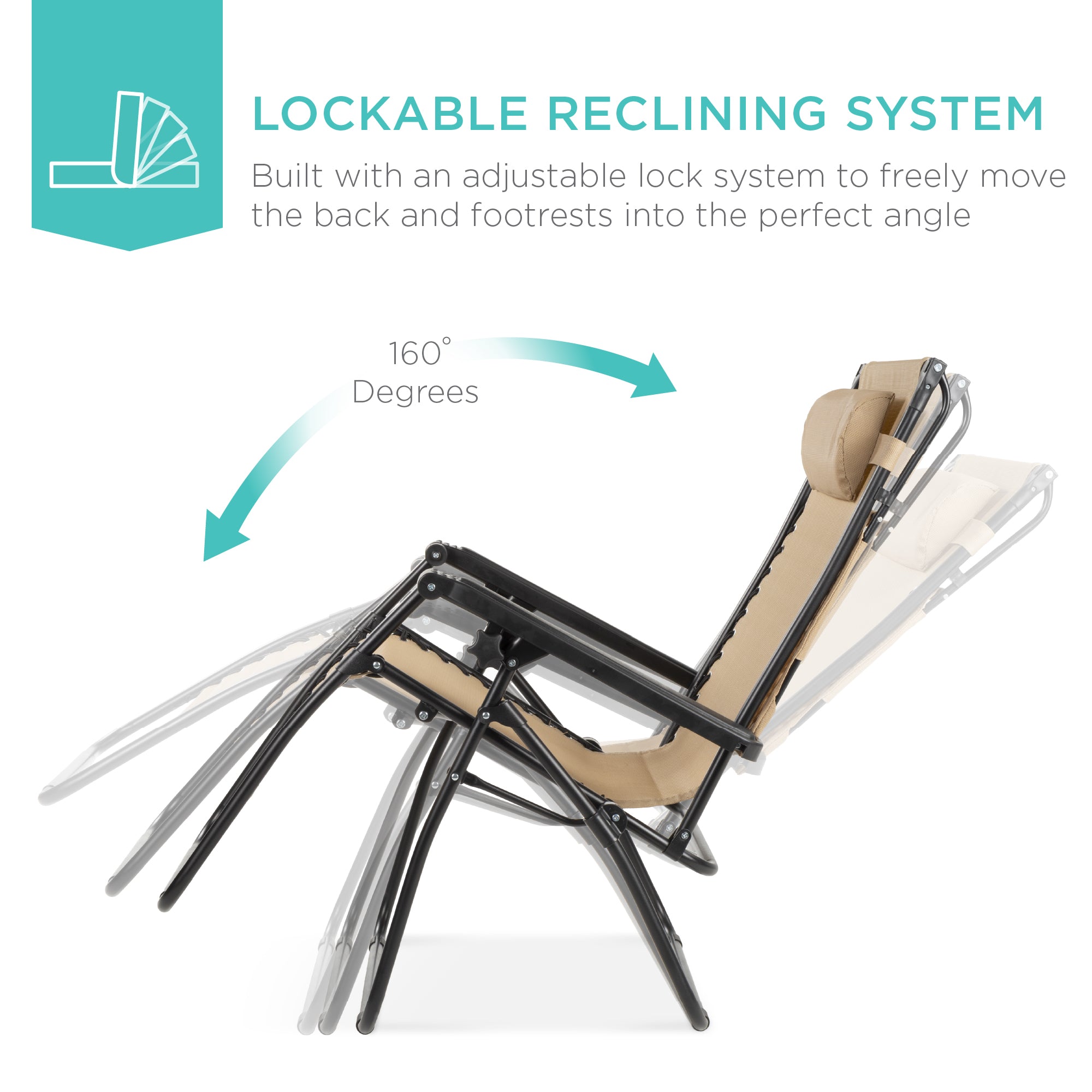 Foldable Zero-Gravity Patio Recliner with Canopy and Side Tray – The Ultimate Outdoor Lounge Chair
