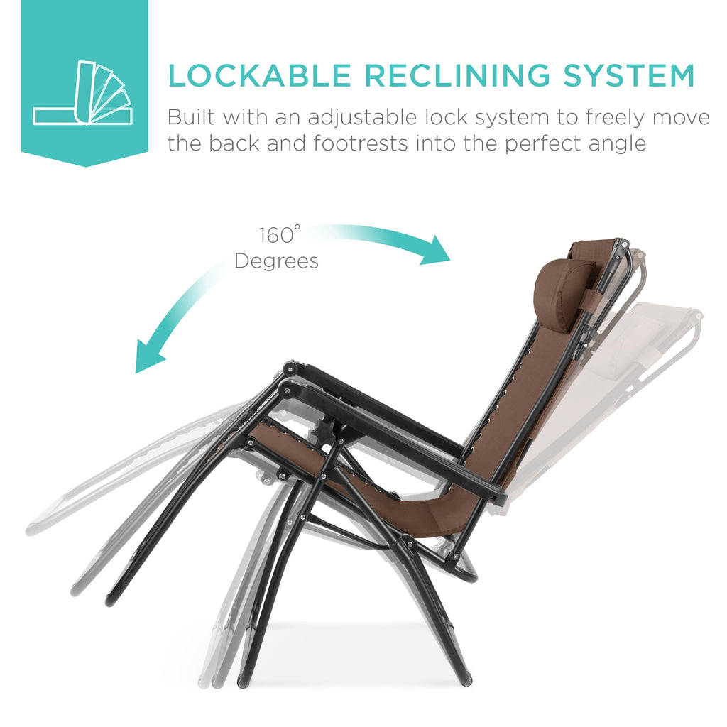 Foldable Zero-Gravity Patio Recliner with Canopy and Side Tray – The Ultimate Outdoor Lounge Chair
