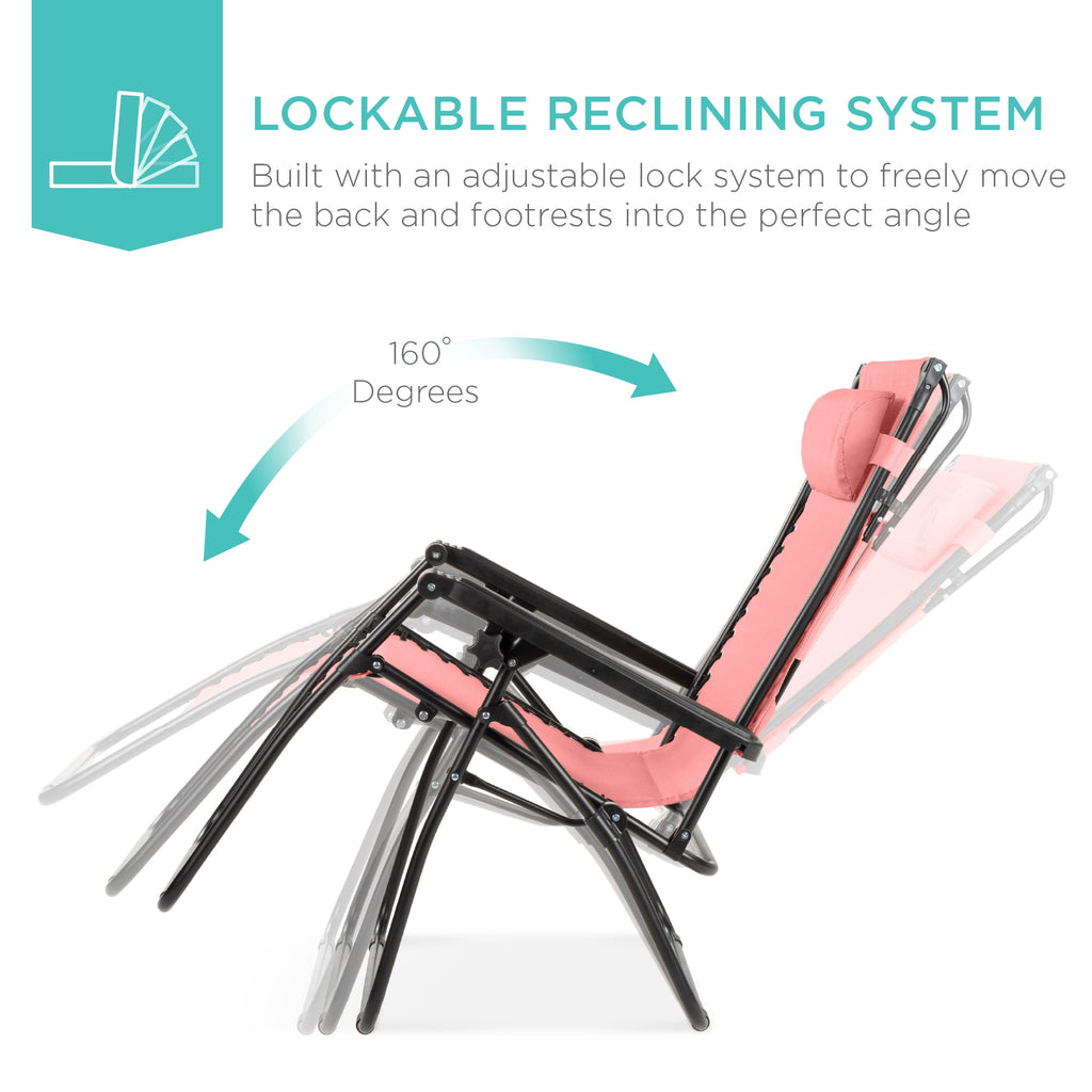 Foldable Zero-Gravity Patio Recliner with Canopy and Side Tray – The Ultimate Outdoor Lounge Chair
