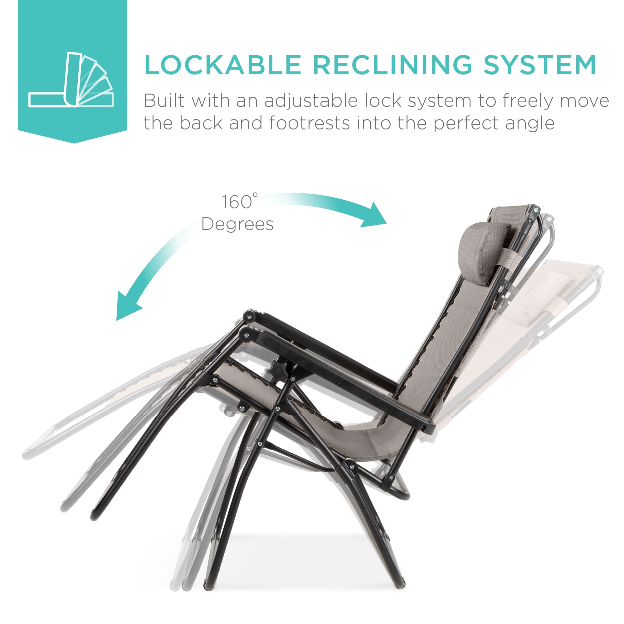 Foldable Zero-Gravity Patio Recliner with Canopy and Side Tray – The Ultimate Outdoor Lounge Chair
