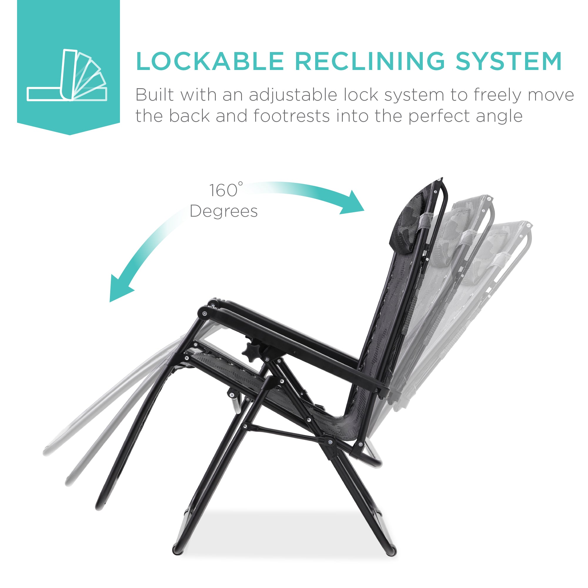 Foldable Zero-Gravity Patio Recliner with Canopy and Side Tray – The Ultimate Outdoor Lounge Chair