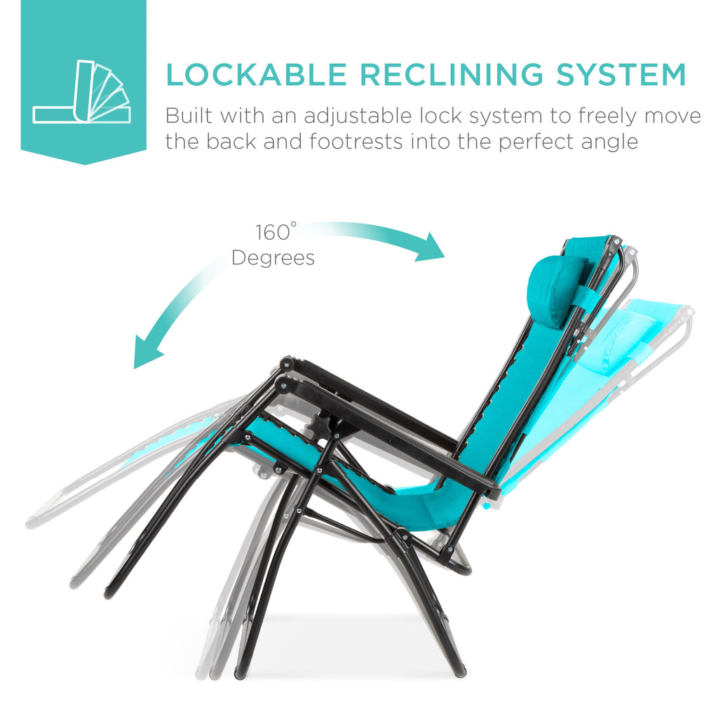 Foldable Zero-Gravity Patio Recliner with Canopy and Side Tray – The Ultimate Outdoor Lounge Chair