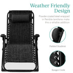 Cushioned Oversized Zero Gravity Recliner with Side Tray