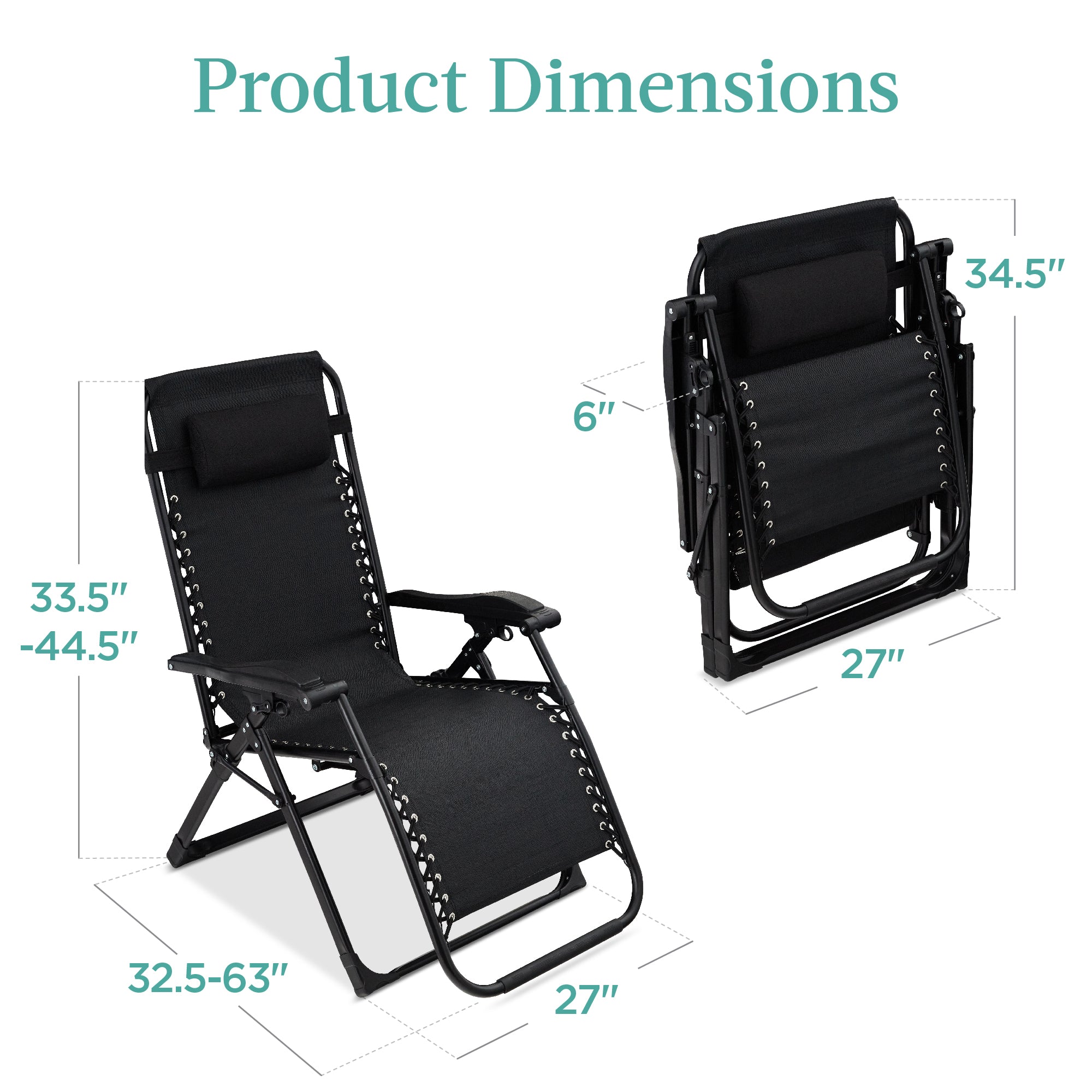 Cushioned Oversized Zero Gravity Recliner with Side Tray