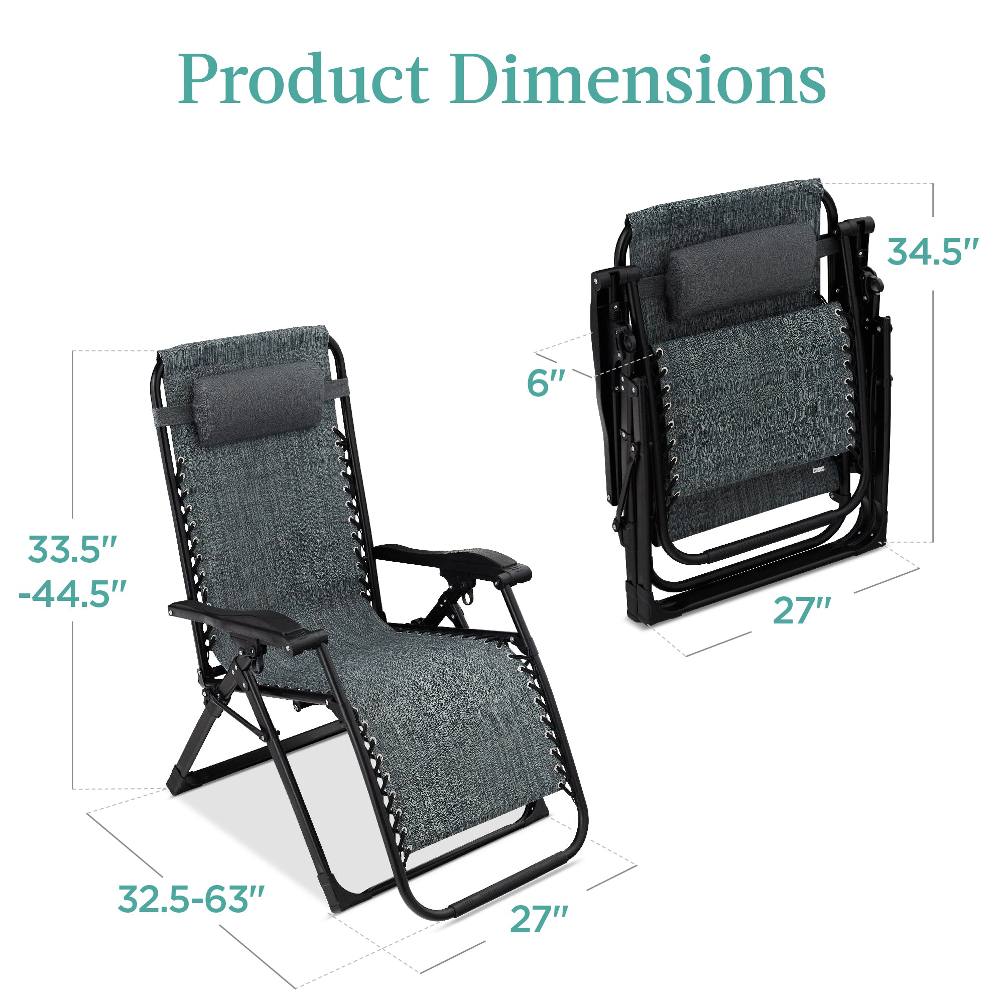 Cushioned Oversized Zero Gravity Recliner with Side Tray
