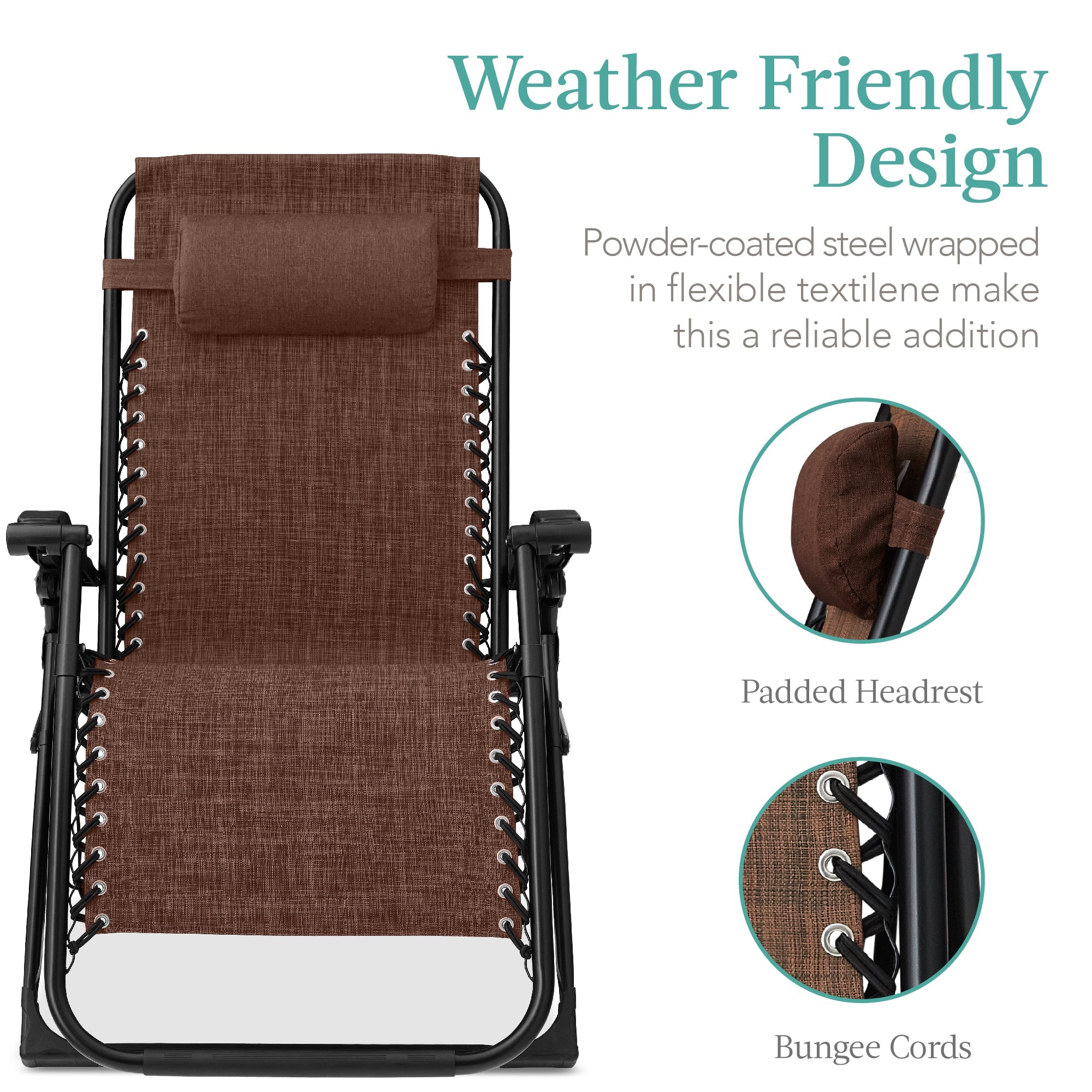 Cushioned Oversized Zero Gravity Recliner with Side Tray