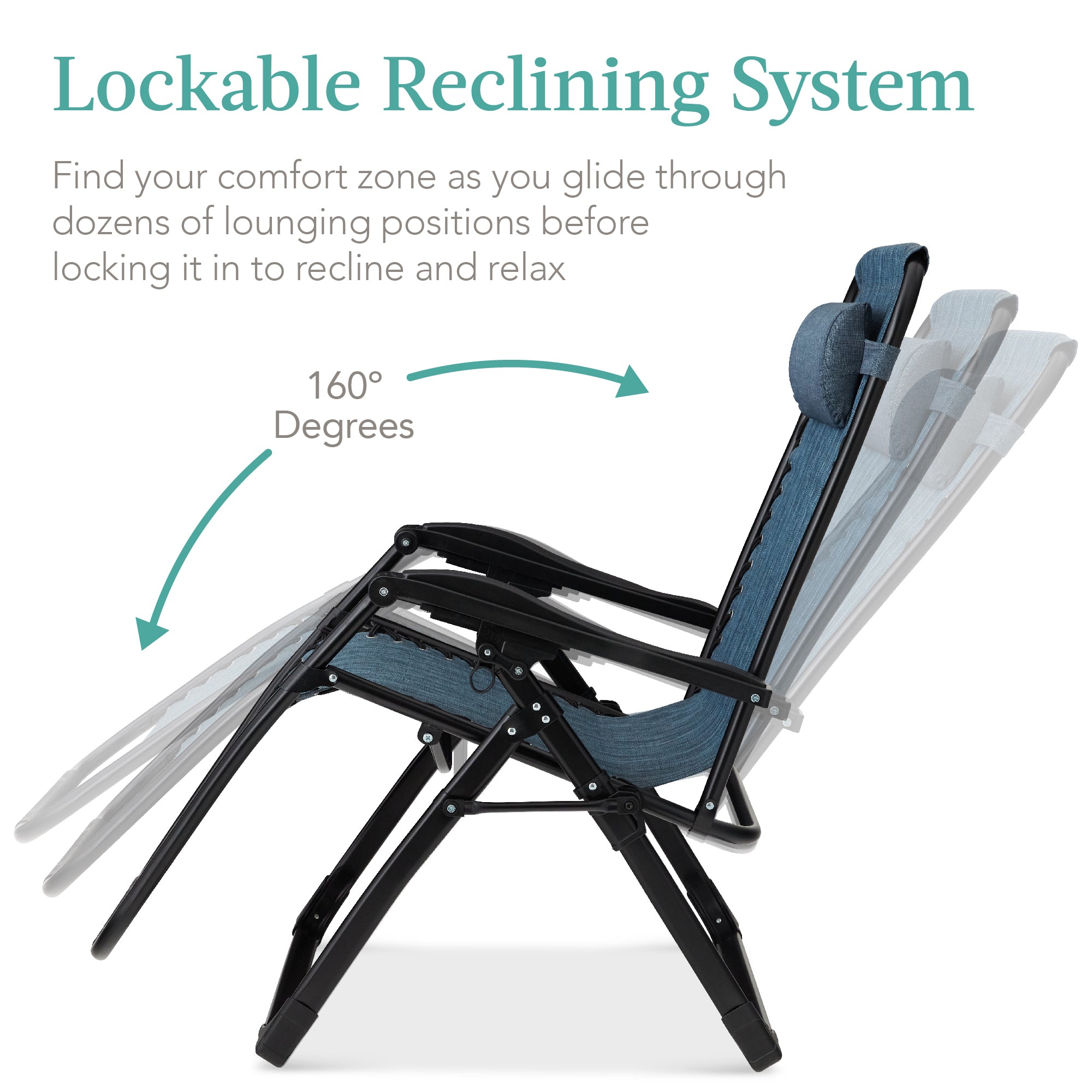 Cushioned Oversized Zero Gravity Recliner with Side Tray