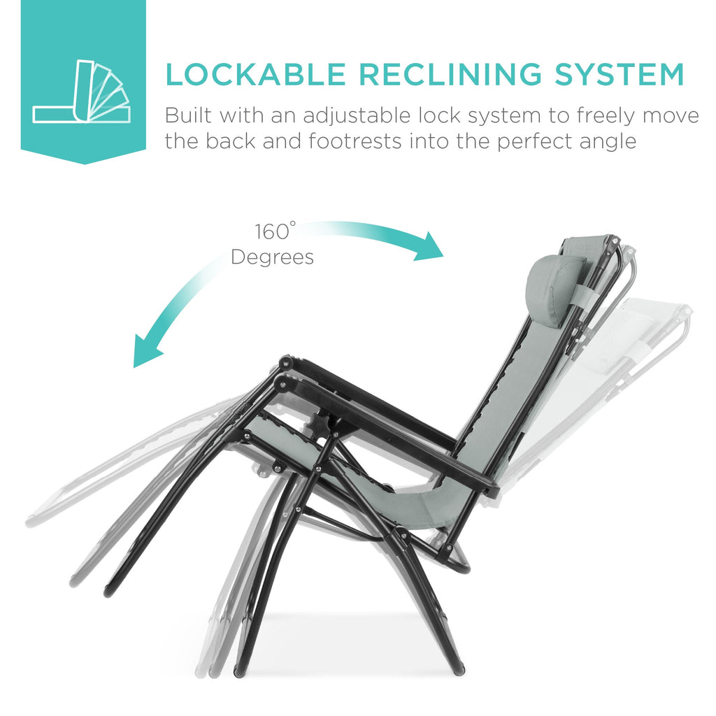 Foldable Zero-Gravity Patio Recliner with Canopy and Side Tray – The Ultimate Outdoor Lounge Chair
