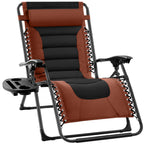 Padded Oversized Zero Gravity Recliner with Side Tray