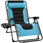 Padded Oversized Zero Gravity Recliner with Side Tray