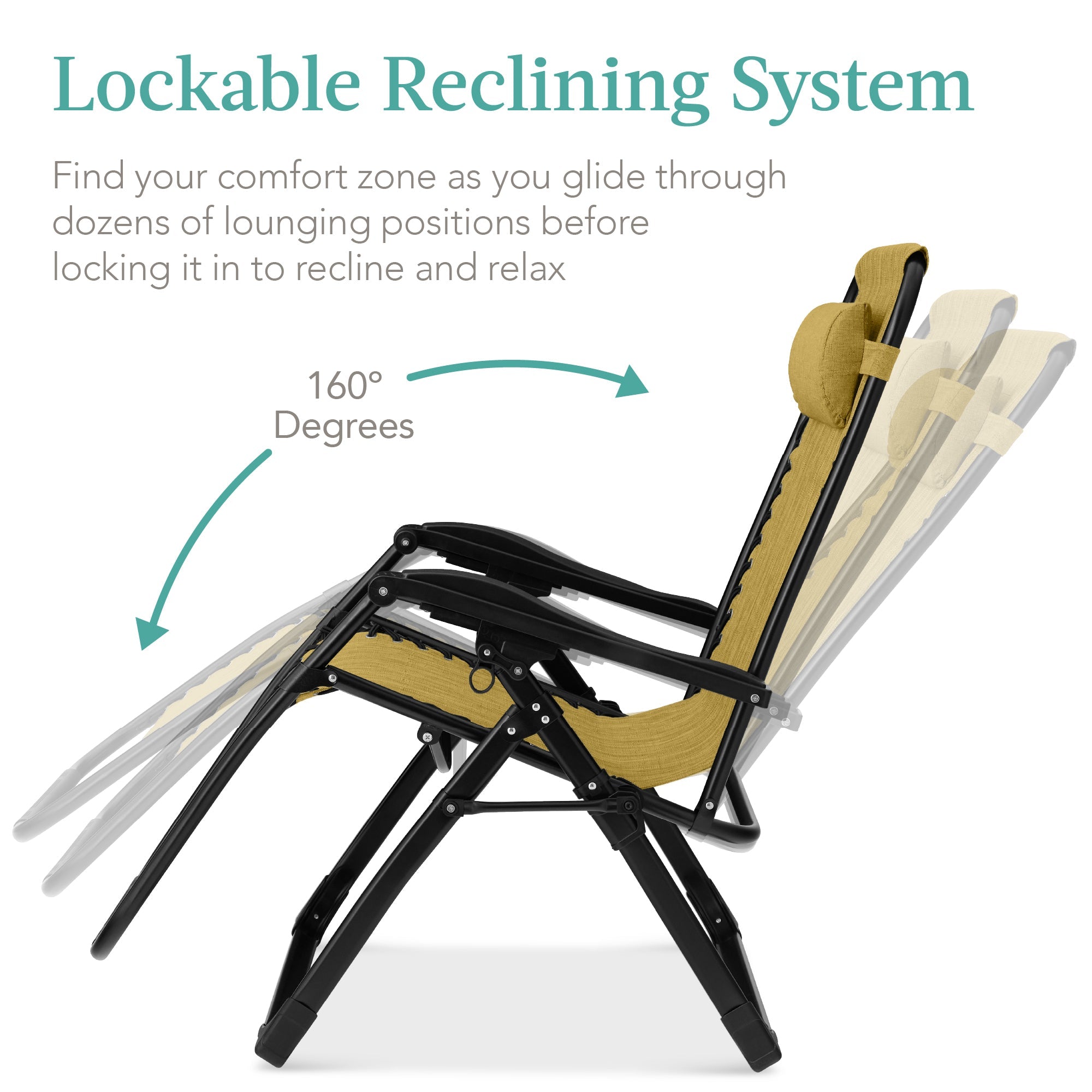 Cushioned Oversized Zero Gravity Recliner with Side Tray