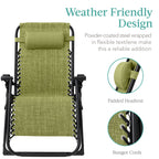 Cushioned Oversized Zero Gravity Recliner with Side Tray