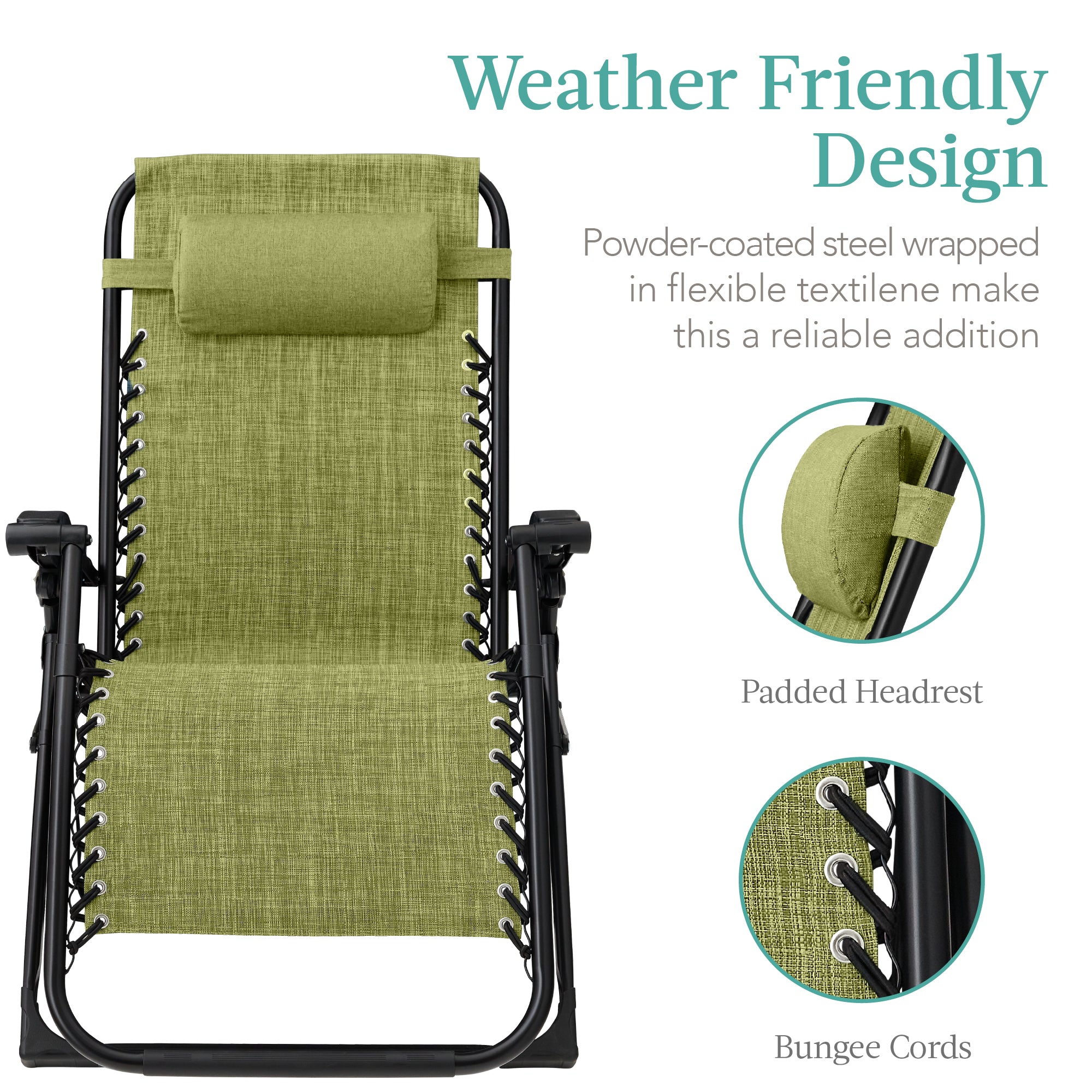 Cushioned Oversized Zero Gravity Recliner with Side Tray