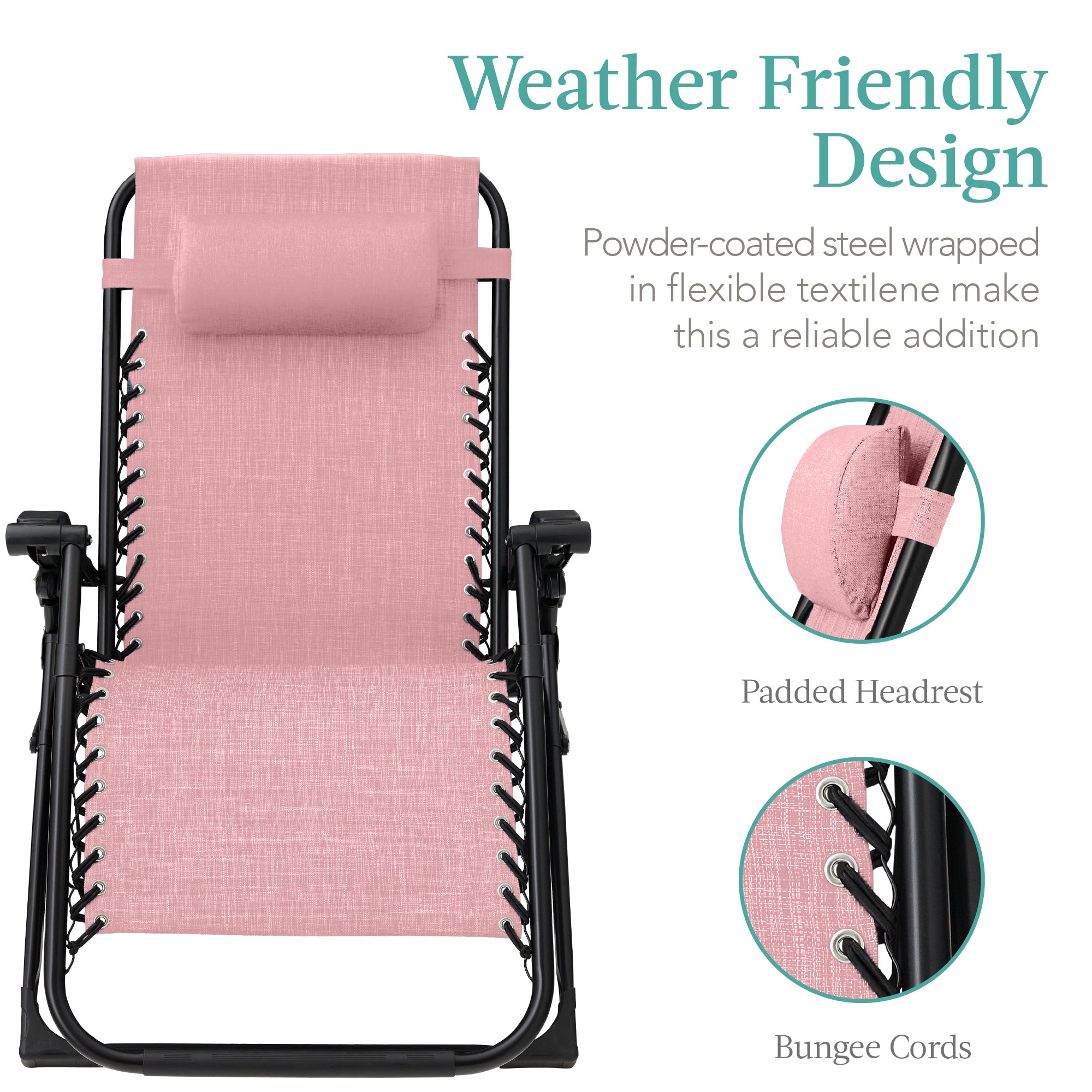 Oversized Zero-Gravity Folding Outdoor Recliner with Removable Cushion – Ultra-Comfort Outdoor Lounger