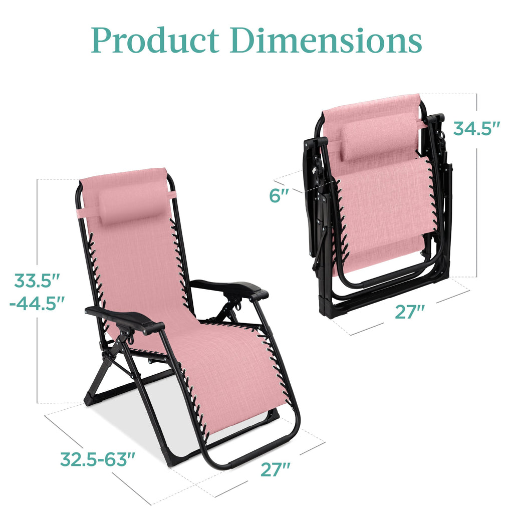 Cushioned Oversized Zero Gravity Recliner with Side Tray