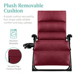 Cushioned Oversized Zero Gravity Recliner with Side Tray