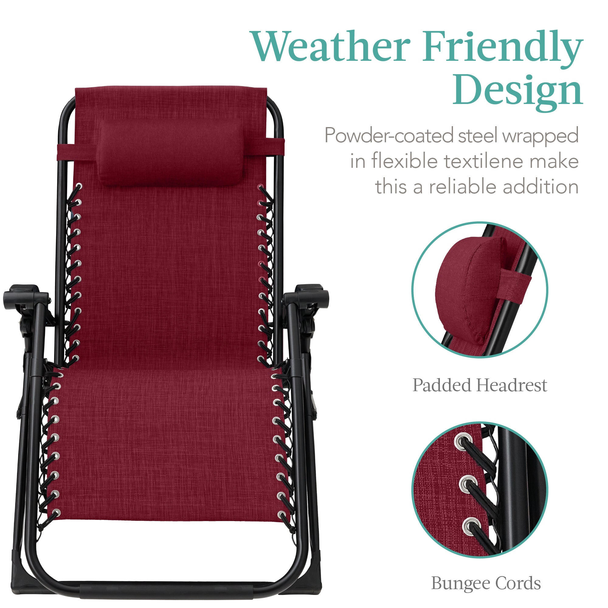 Cushioned Oversized Zero Gravity Recliner with Side Tray