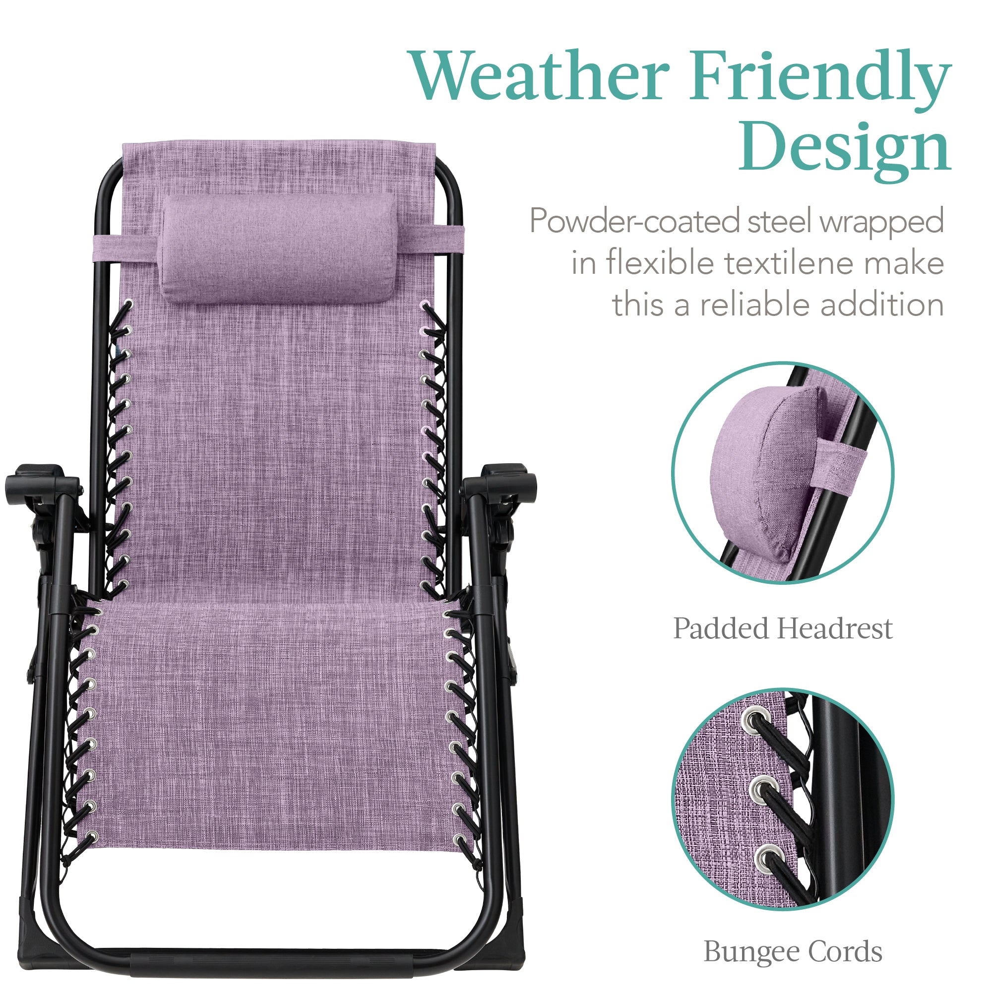 Cushioned Oversized Zero Gravity Recliner with Side Tray