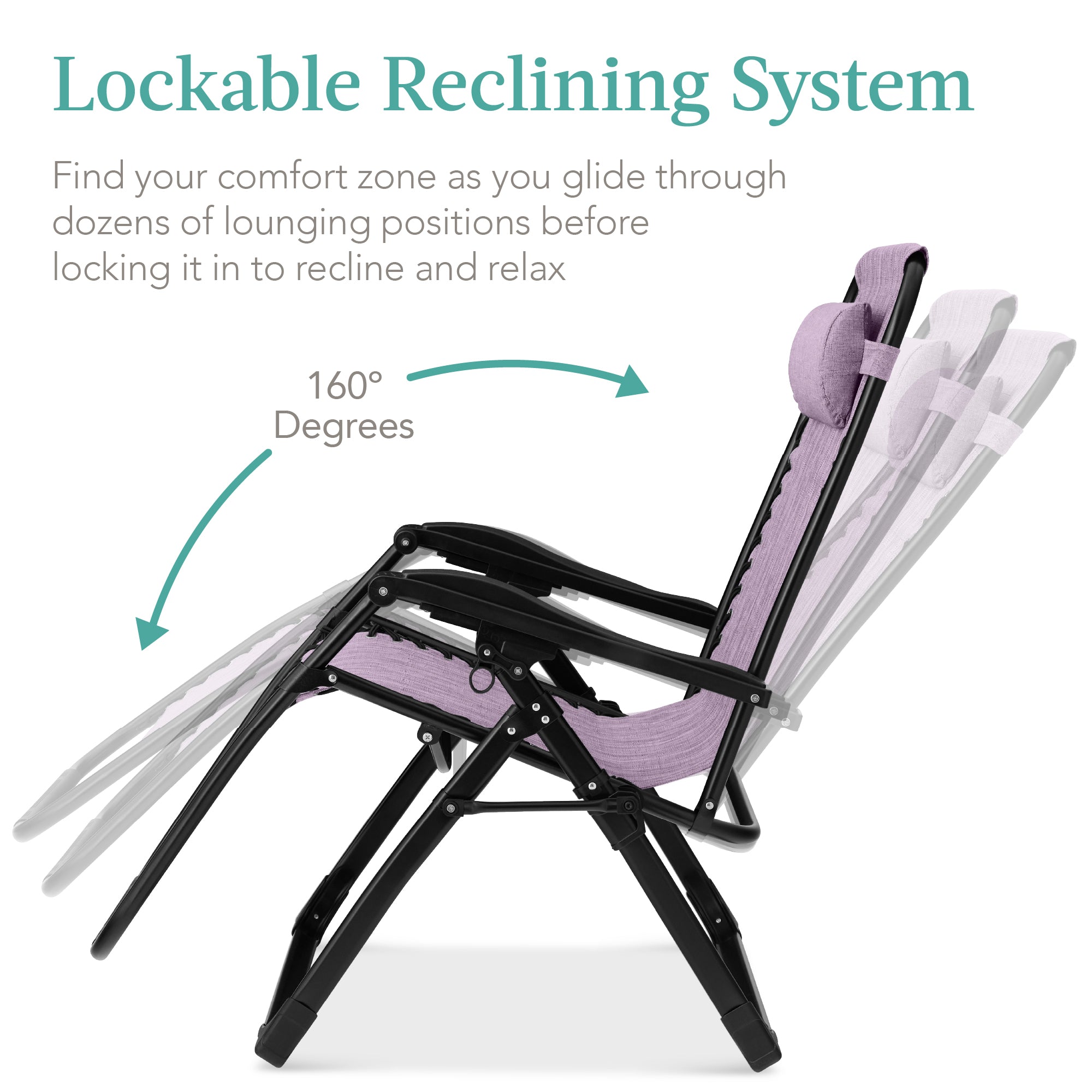 Cushioned Oversized Zero Gravity Recliner with Side Tray