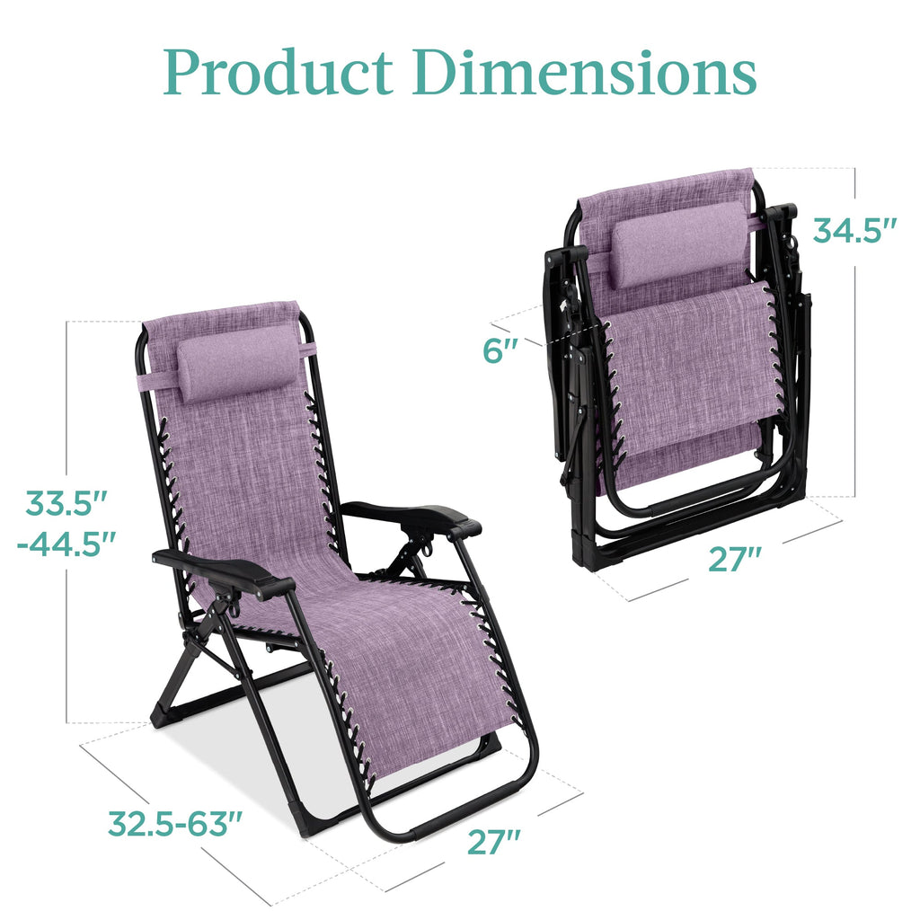 Cushioned Oversized Zero Gravity Recliner with Side Tray