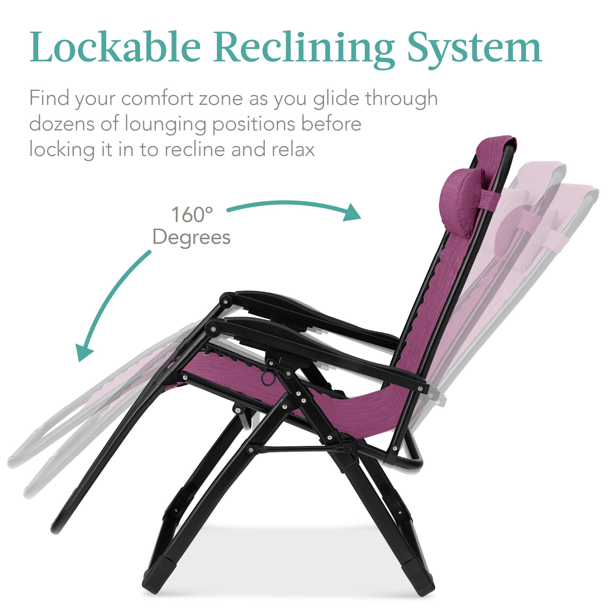 Cushioned Oversized Zero Gravity Recliner with Side Tray