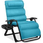 Cushioned Oversized Zero Gravity Recliner with Side Tray