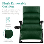 Cushioned Oversized Zero Gravity Recliner with Side Tray