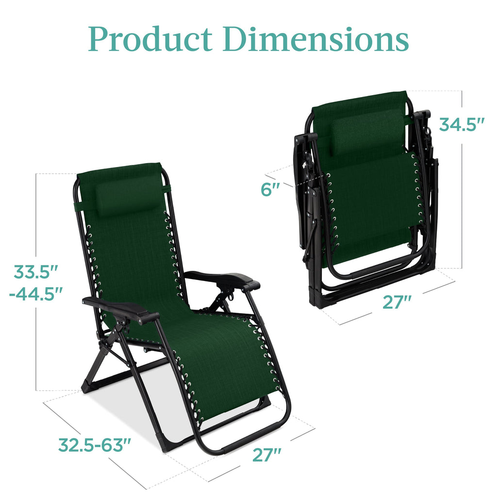 Cushioned Oversized Zero Gravity Recliner with Side Tray