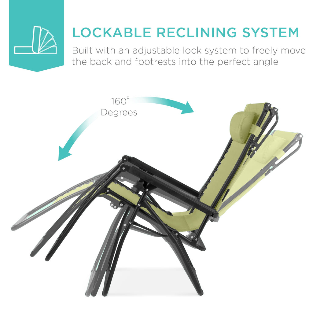 Foldable Zero-Gravity Patio Recliner with Canopy and Side Tray – The Ultimate Outdoor Lounge Chair