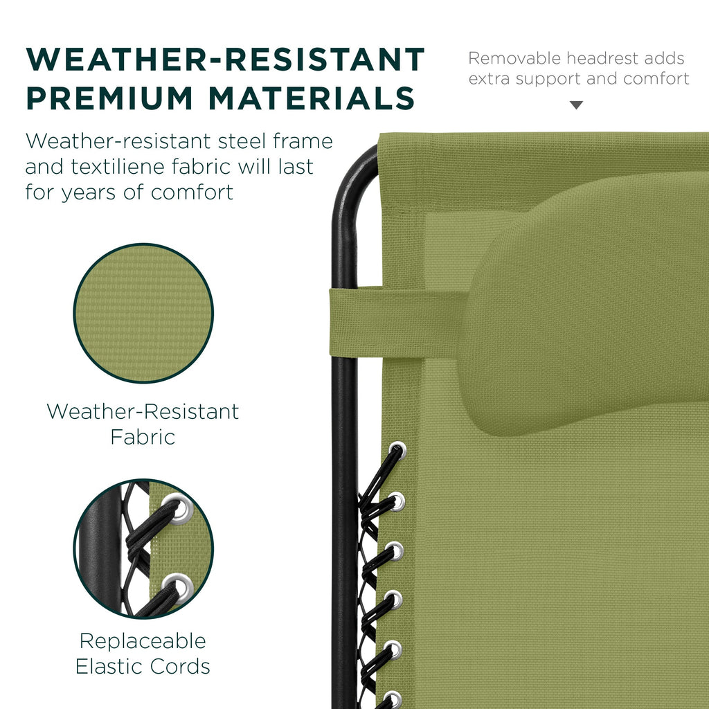 Oversized Zero-Gravity Recliner Lounger with Cup Holder and Plush Pillow